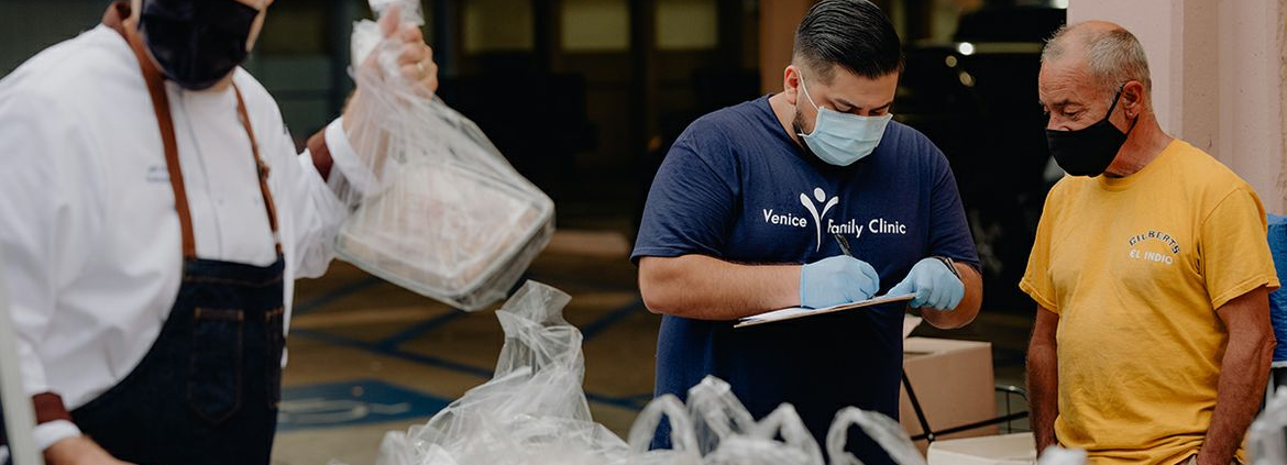 Venice Family Clinic staff members working