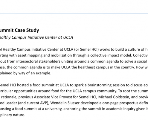 Food Summit Case Study Feature Image