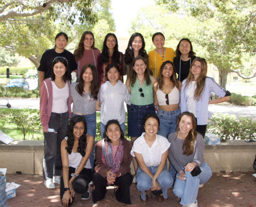 Semel HCI staff taking a group photo.