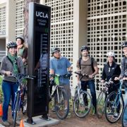 A group photo of bikers