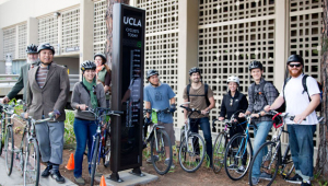 A group photo of bikers