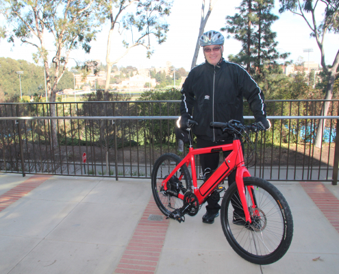 A guy and his bike