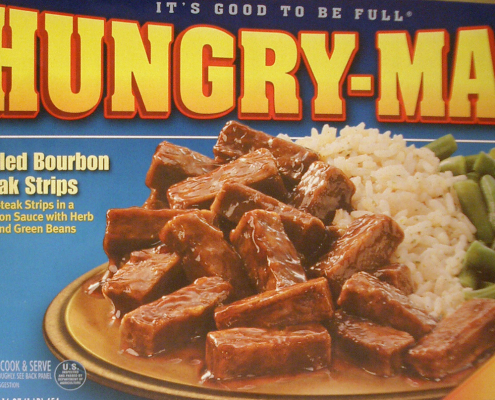 Hungry-Man frozen dinner meal