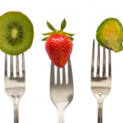 Fruits on a fork